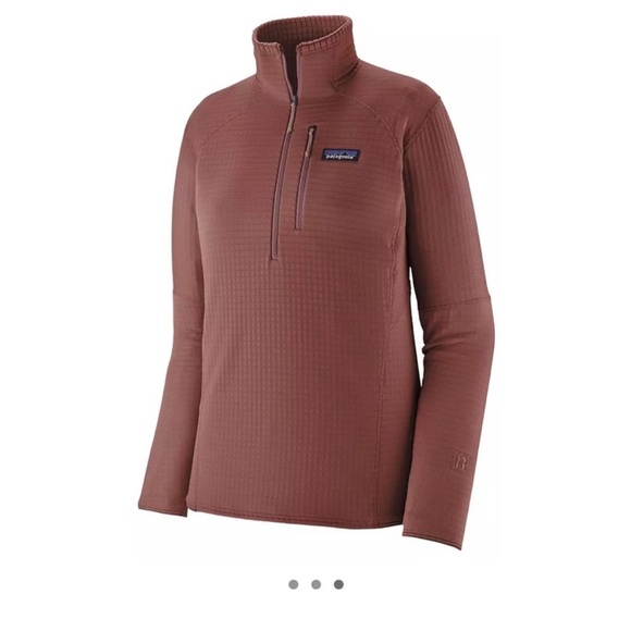 Patagonia Women's Large R1 Air Zip-Neck Pullover Performance Jacket Pink NWT - Picture 7 of 10